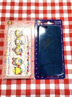 新品　水森亜土 スマホケースiphone6　ピンク　ネイビー　２つ