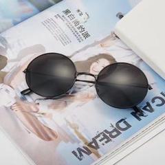 残り僅か♡　ブラック　サングラス　ユニセックス　紫外線対策　遮光　眼鏡　韓国