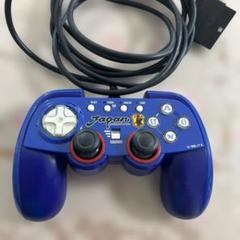 ps2 アナログ振動連射コントローラサッカー1996日本代表サイバーガジェット