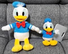 ドナルド ぬいぐるみバッジ プラッシュキーチェーン 2点セット《新品未使用品》