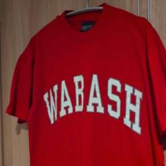 90s シングルステッチ 良面 ロゴ Tシャツ レッド M程度