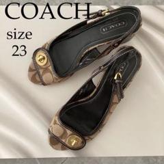 COACH サンダル シグネチャー　サイズ23のサムネイル