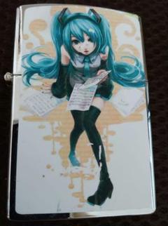 ボカロ　CD イラスト　美少女　セット　オイルライター　zippo 風　BVR1 ボカロCD イラスト美少女セットオイルライターzippo 風BVR1