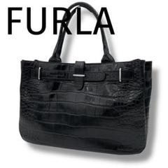 2025年最新】furla クロコ ハンドバッグの人気アイテム - メルカリ