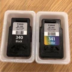 【使用済み】Canon純正 BC340、BC341空インクカートリッジ