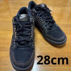 NIKE ブラック×ブラウン スエード ローカットスニーカー ナイキ 28cm