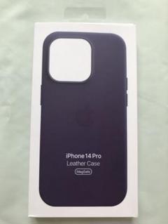 【新品未使用】iPhone14 純正レザーケース　インク 純正iPhone14 Pro レザーケース インクApple未使用 - メルカリ