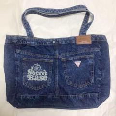 GUESS JEANS デニムトートバッグ verdy レーザー刻印 GUESS JEANS デニムトートバッグ verdy レーザー刻印 - メルカリ
