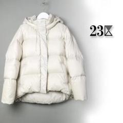 590 新品今季 23区 シレータフタ コンパクト ダウンコート 38