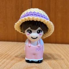 オーダー受付中⭐︎ なにわ男子　指人形　麦わら帽子 Y様 ハンドメイド なにわ男子 指人形 麦わら帽子&浮き輪セット