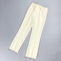 美品 フォクシーブティック ストレッチスラックス 白 サイズ40*ZC1060
