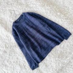 《シップスカラーズ》 (M) クルーネックメランジニット カジュアル シンプル