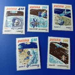 4147 外国切手 ポーランド 1996年 美しいデザイン 建築 6881 外国切手 ポーランド 1979年 宇宙シリーズ 5枚セット