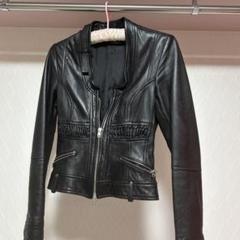 美品イタリア製ANNARITA Nショート丈レザージャケット
