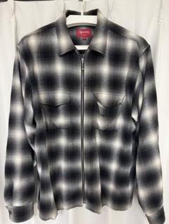 シュプリームShadow Plaid Flannel Zip Up Shir 黒のサムネイル