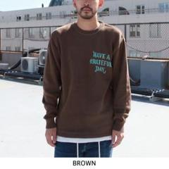 GOWEST ゴーウエスト ニット GD JACQUARD L/SLのサムネイル