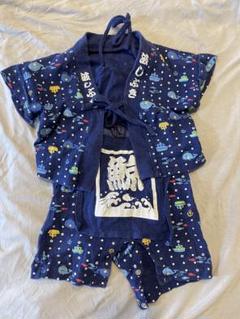 マザウェイズ　甚平　男の子　80cm