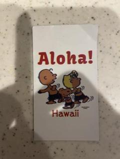 Aloha! Hawaii マグネット　日焼け　スヌーピー　ハワイ