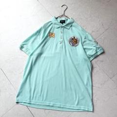パーリーゲイツ ゴルフ ポロシャツ 6 XL エメラルドグリーン ワッペン