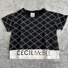 CECIL McBEE ダイヤモンドパターン Tシャツ 95