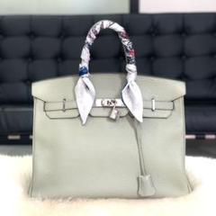 美品 HERMES エルメス バーキン35 トゴ グリーン
