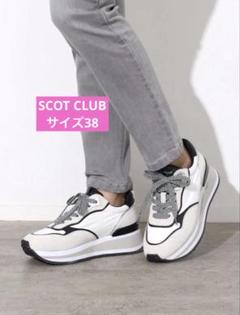 SCOT CLUBウェッジソールスニーカー 展示品　サイズ38 定価22900円のサムネイル