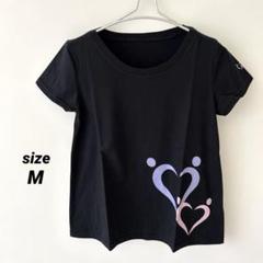 新品未使用✨半袖　Tシャツ 黒　トップス　M レディース　カットソー　ハート