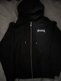 supplier黒フルジップパーカー　L SUPPLIER パーカー SUPPLIER/サプライヤー Fleur Leather Patch