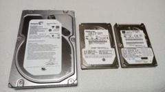 ハードディスクSeagate 2TB オマケ2個 未確認 ジャンク扱い