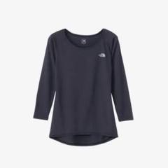 美品(M)ザノースフェイス/ロンT/長袖/ロゴ/ストレッチ/ジムウェア上/練習着