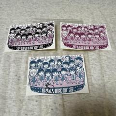 オールナイトフジコ フジコーズ 沖玲萌直筆サイン入りシール 3点セット