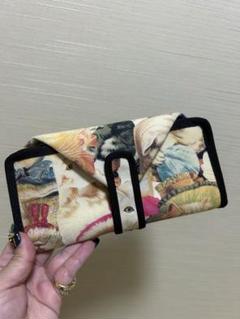 希少‼︎ あちゃちゃむ　ネコ柄長財布　美品◎ 値下げ可能のサムネイル