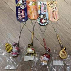 レア 長崎限定 教会 カステラ　ステンドグラス ご当地キティ ストラップ　セット レア 長崎限定 教会 カステラ ステンドグラス ご当地キティ