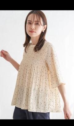 イッカトップスカットソー　シューラルーgroveドレスキップロペピクニックGU