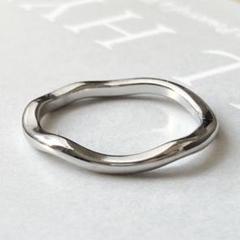 ステンレス　ウェーブ　細リング　Aタイプ　11号のサムネイル