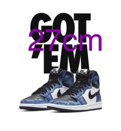 NIKE WMNS AIR JORDAN 1 Tie-Dye 27cm 新品