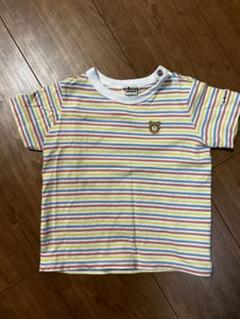 ミキハウス ストライプ Tシャツ 80