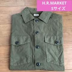 H.R.MARKET ワークシャツ オリーブグリーン　Sサイズのサムネイル
