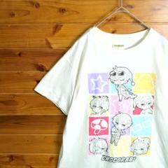 ちょこらび　チョコレートラビッツ　CHOCORABI　半袖Tシャツ　白　Ⅼ　古着