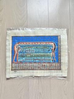 エジプト パピルス絵画 天空の女神ヌト 額縁はなし - メルカリ