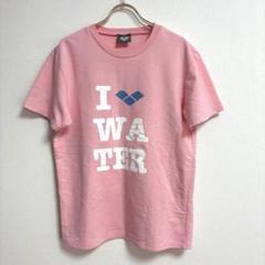 ✨良品✨ アリーナ 【XL】 Tシャツ ウェア プールサイドウェア ロゴ ピンク