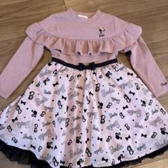 Barbie×mezzo piano フリル付きワンピース セット