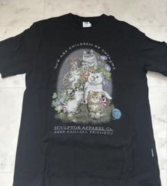 SCULPTOR 猫イラスト Tシャツ Mサイズ