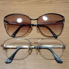 LANVIN サングラス 眼鏡　2点セット　ヴィンテージ