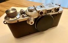 Leica ライカ バルナックライカ IIIa 片流れ窓 グッタペルカ交換済み♪ バルナックライカDIII（D3）後期四角窓