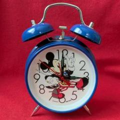 レア Vintage DISNEY ミッキーマウス ゼンマイ式目覚まし時計