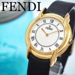 381 FENDI メンズ 時計 350J ゴールド ブラック ヴィンテージ