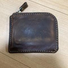 HERZ 小さくて薄い本革財布　ブラウン