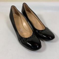 バリー☆ブラックエナメルパンプス 55 Bally パンプス エナメル ブラック サイズ表記「36」US5.5