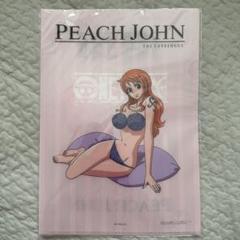 レア非売品】ナミ クリアファイル2枚セット ワンピース×PEACH
